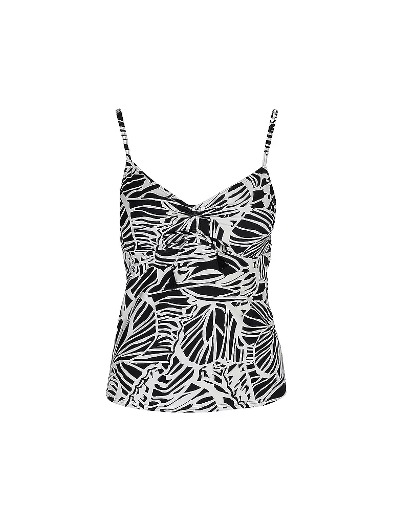 HOT STUFF Damen Tankinioberteil Print Dunkelblau